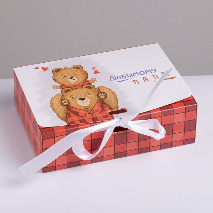 Коробка складная подарочная «Любимому папе», 16.5 × 12.5 × 5 см, Коллекция упаковки "Для самых родных"
Коробка складная подарочная «Любимому папе», 16.5 × 12.5 × 5 см, Коллекция упаковки "Для самых родных"