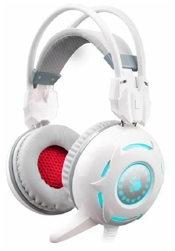 Гарнитура игровая A4TECH Bloody G300, для компьютера, мониторные, белый [g300 white+gre
Гарнитура игровая A4TECH Bloody G300, для компьютера, мониторные, белый [g300 white+gre