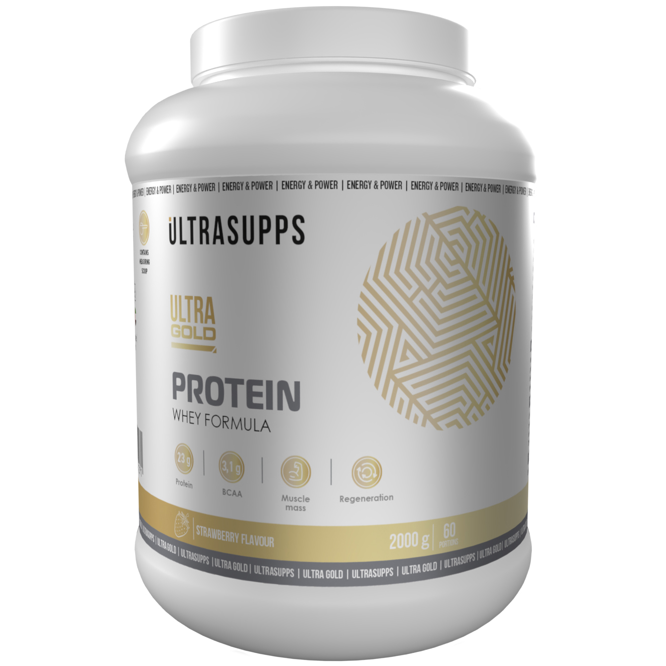 Сывороточный протеин UltraSupps Ultra Gold Protein Whey Formula - 2000 г, клубника, Ultra Gold Protein Whey Formula
Сывороточный протеин UltraSupps Ultra Gold Protein Whey Formula - 2000 г, клубника, Ultra Gold Protein Whey Formula