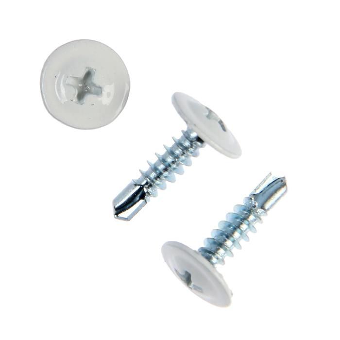 Саморезы ТУНДРА krep для тонк. пластин с буром 4.2x16, белый/белый цинк, 200 шт. 
Саморезы ТУНДРА krep для тонк. пластин с буром 4.2x16, белый/белый цинк, 200 шт.