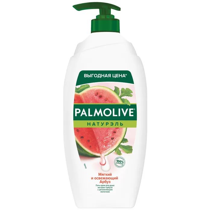 Palmolive Натурэль Мягкий и Освежающий Арбуз гель-крем для душа с экстрактом арбуза и увла
Palmolive Натурэль Мягкий и Освежающий Арбуз гель-крем для душа с экстрактом арбуза и увла