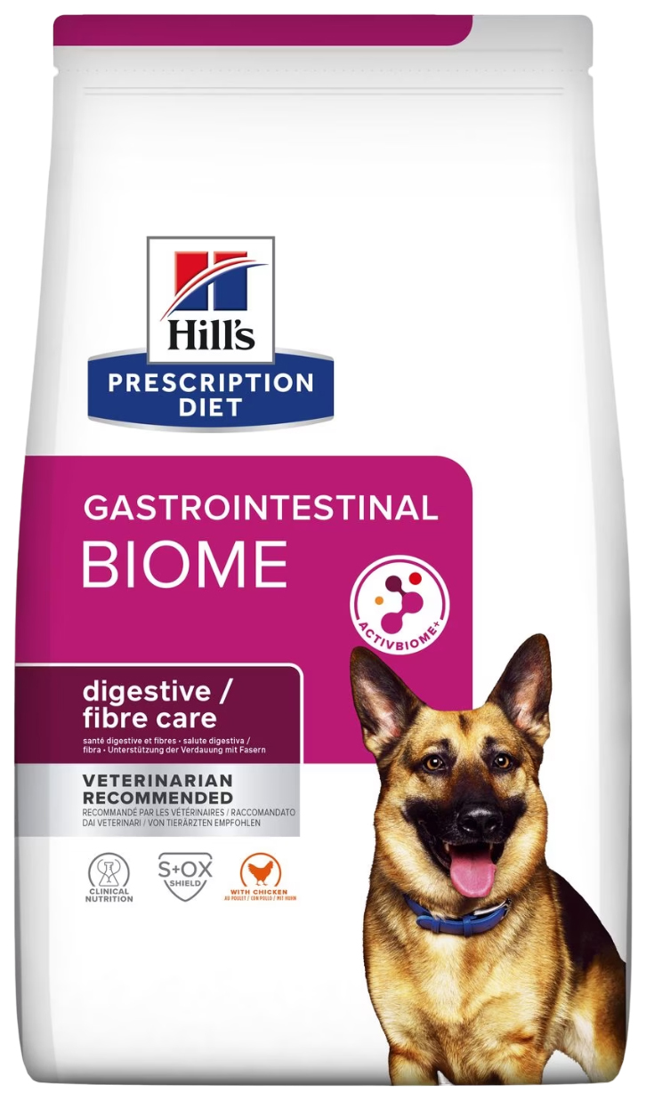 HILL’S HILL'S PRESCRIPTION DIET GASTROINTESTINAL BIOME для взрослых собак при заболеваниях
HILL’S HILL'S PRESCRIPTION DIET GASTROINTESTINAL BIOME для взрослых собак при заболеваниях