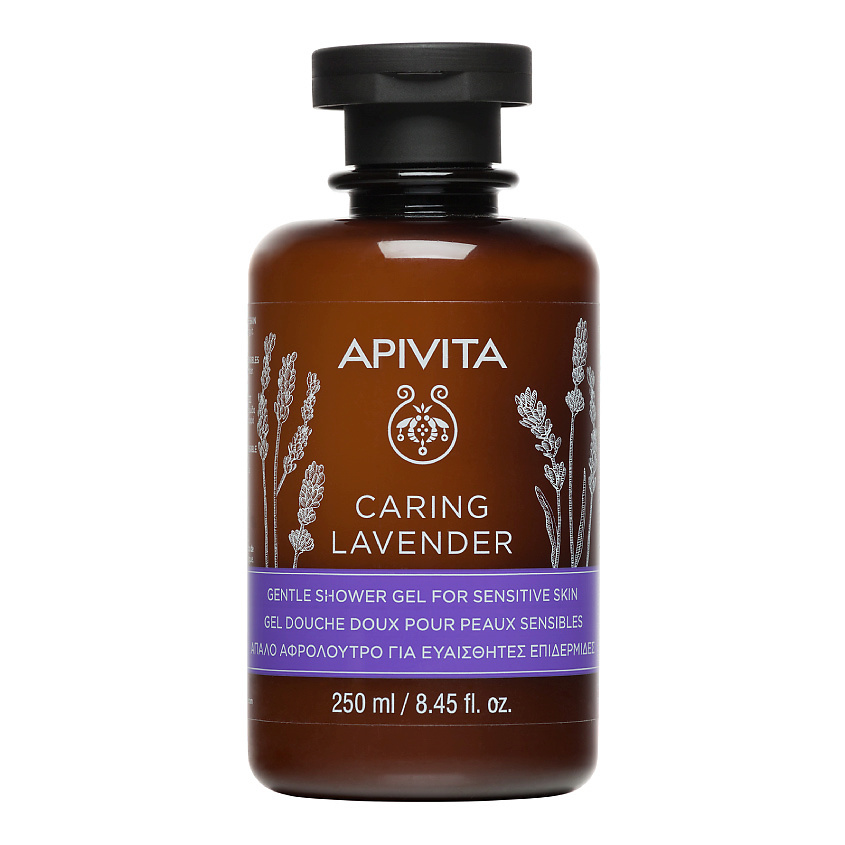 Гель для душа для чувствительной кожи Apivita Caring Lavender Gentle Shower Gel For Sensit
Гель для душа для чувствительной кожи Apivita Caring Lavender Gentle Shower Gel For Sensit