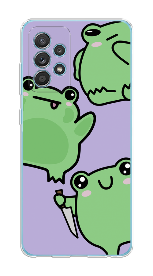 Чехол на Samsung Galaxy A52/A52s "Опасные лягушата", Фиолетовый;зеленый;черный, 2106550-1
Чехол на Samsung Galaxy A52/A52s "Опасные лягушата", Фиолетовый;зеленый;черный, 2106550-1