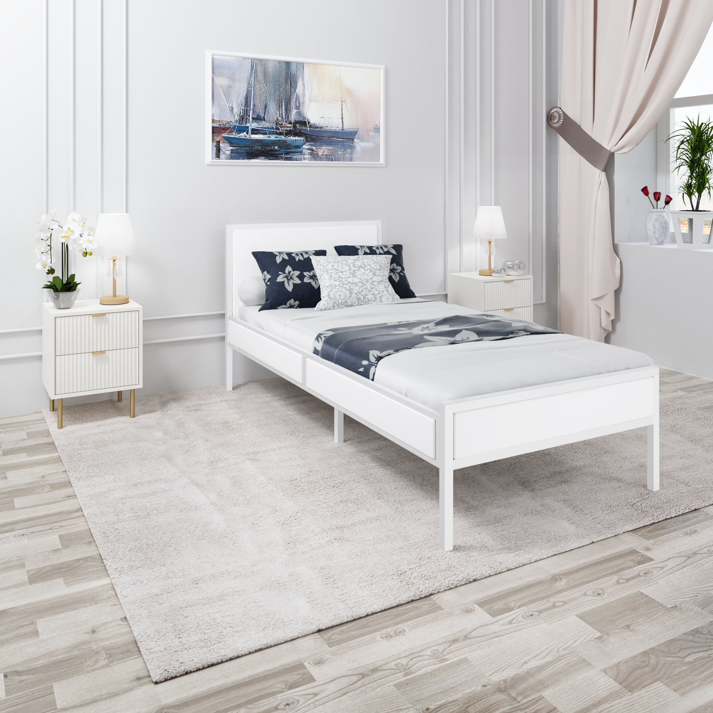 Кровать Solarius Лофт KOMP90loft-bel-white-full белый 90х200, Solarius KOMP90loft-bel-white-full
Кровать Solarius Лофт KOMP90loft-bel-white-full белый 90х200, Solarius KOMP90loft-bel-white-full