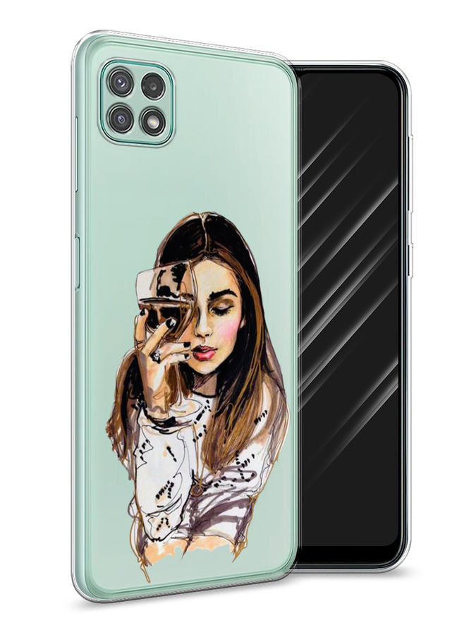 Чехол Awog на Samsung Galaxy A22s 5G / Самсунг A22s 5G "Девушка с бокалом", Коричневый;прозрачный;бежевый, 2104250-7
Чехол Awog на Samsung Galaxy A22s 5G / Самсунг A22s 5G "Девушка с бокалом", Коричневый;прозрачный;бежевый, 2104250-7