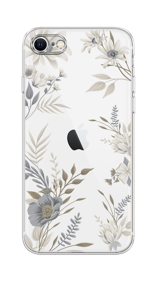 Чехол на Apple iPhone 7/8/SE 2020/SE 2022 "Цветы сепия", Серый;прозрачный;зеленый;белый, 10850-1
Чехол на Apple iPhone 7/8/SE 2020/SE 2022 "Цветы сепия", Серый;прозрачный;зеленый;белый, 10850-1