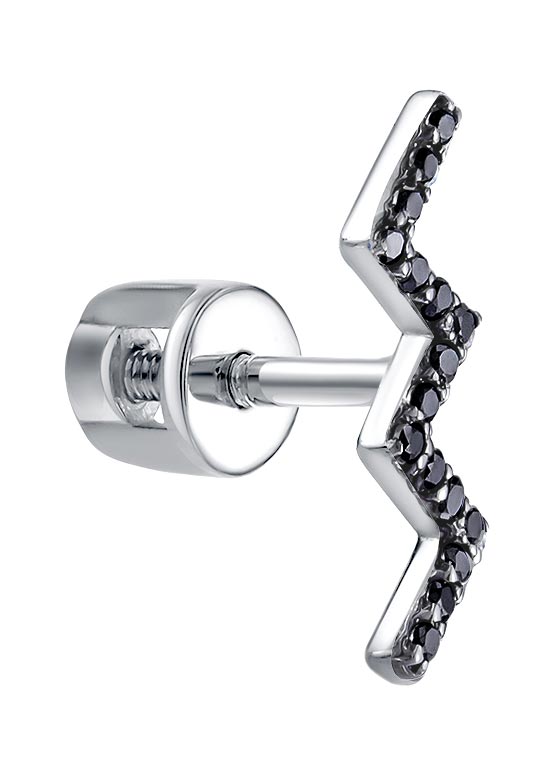 Моносерьга из белого золота с бриллиантом Vesna jewelry 41401-256-02-01, 41401-256-02-01
Моносерьга из белого золота с бриллиантом Vesna jewelry 41401-256-02-01, 41401-256-02-01