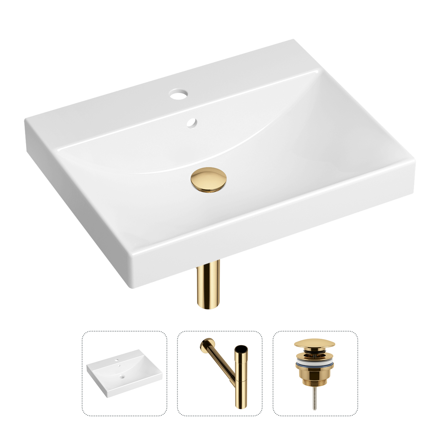 Комплект 3 в 1 Lavinia Boho Bathroom Sink 21520571: раковина 60 см, сифон, донный клапан, Золотистый, Комплект раковин Lavinia Boho 33311012 (универсальный д/к, с сифоном №3)
Комплект 3 в 1 Lavinia Boho Bathroom Sink 21520571: раковина 60 см, сифон, донный клапан, Золотистый, Комплект раковин Lavinia Boho 33311012 (универсальный д/к, с сифоном №3)