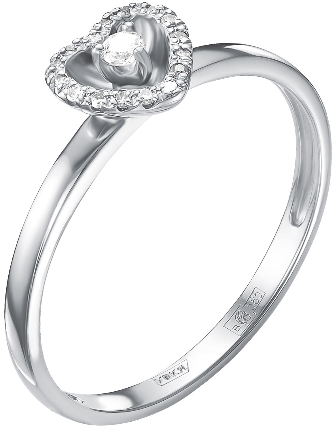 Кольцо из белого золота с бриллиантом р. 17 Vesna jewelry 1552-251-00-00, 1552-251-00-00
Кольцо из белого золота с бриллиантом р. 17 Vesna jewelry 1552-251-00-00, 1552-251-00-00
