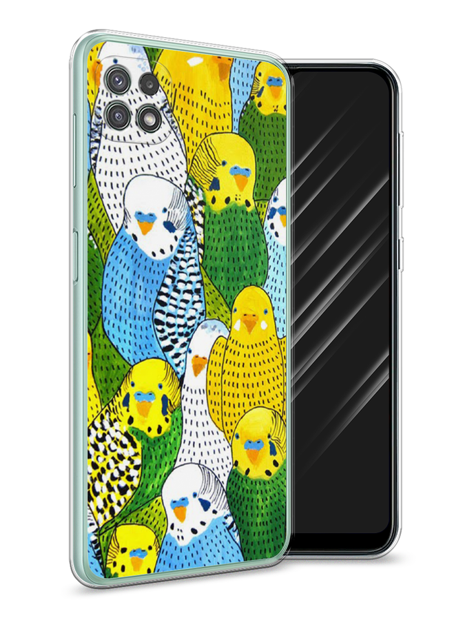Чехол Awog на Samsung Galaxy A22s 5G / Самсунг A22s 5G "Попугаи", Желтый;зеленый;голубой, 2104250-1
Чехол Awog на Samsung Galaxy A22s 5G / Самсунг A22s 5G "Попугаи", Желтый;зеленый;голубой, 2104250-1