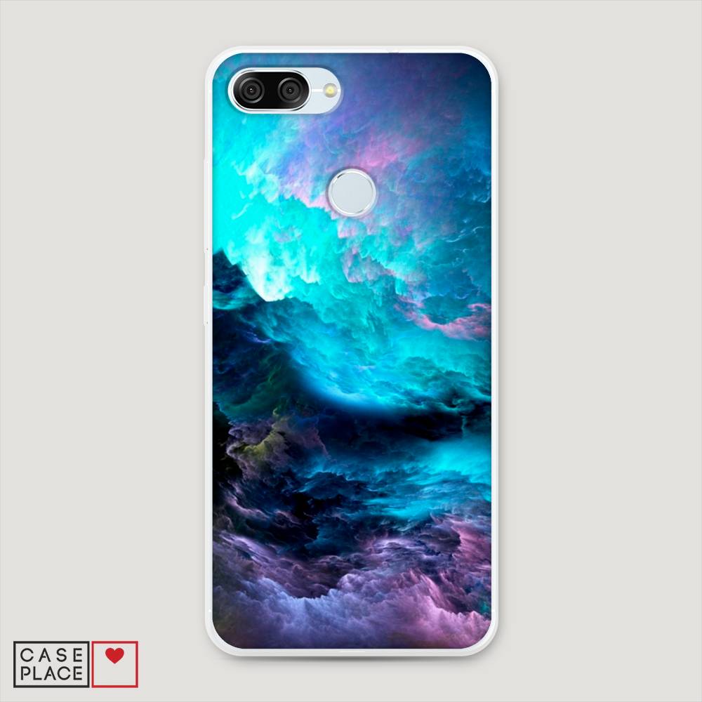 фото Чехол awog "бирюзовое небо" для asus zenfone max plus m1 zb570tl