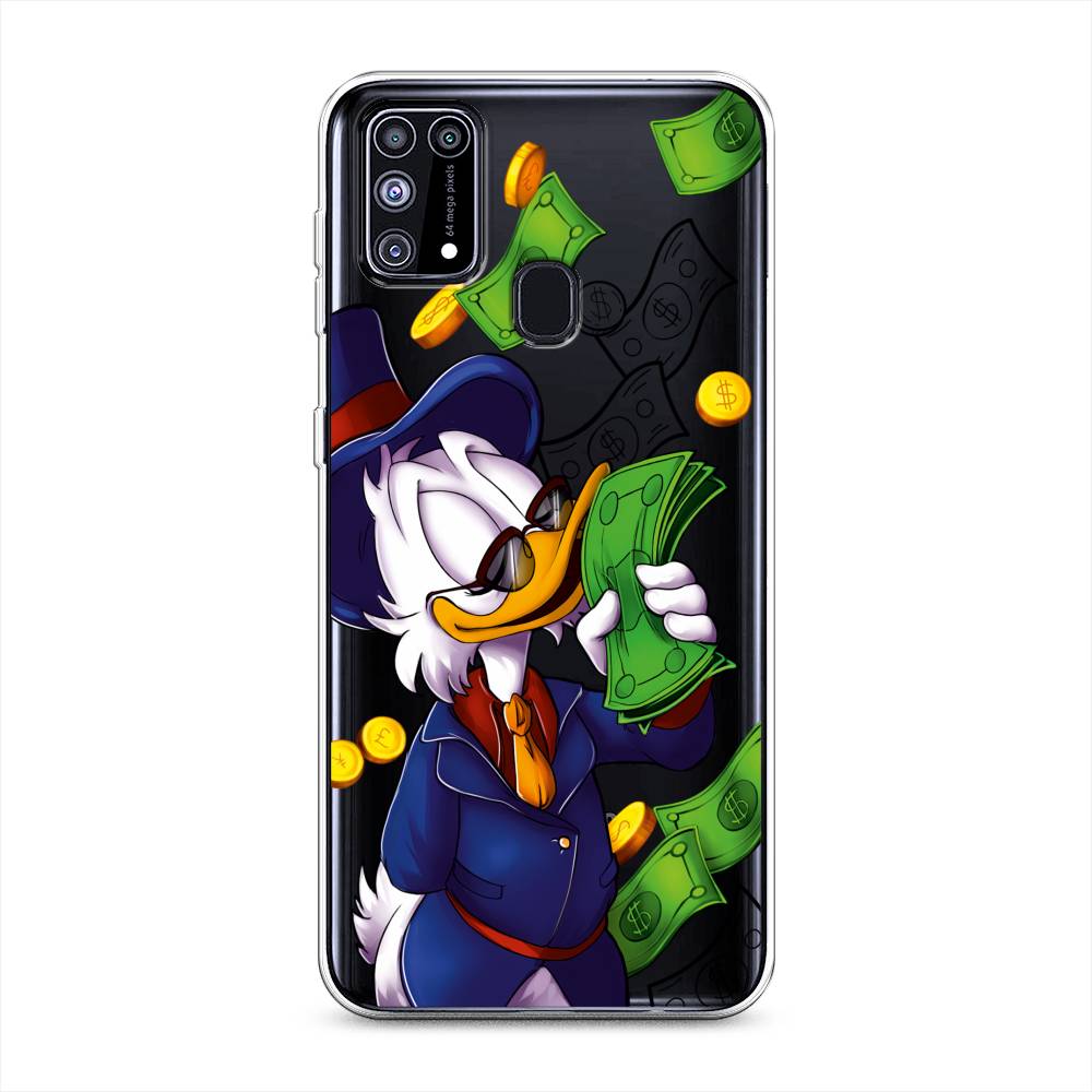 Чехол на Samsung Galaxy M31 "Scrooge McDuck with Money", Синий;зеленый;белый, 2100750-6
Чехол на Samsung Galaxy M31 "Scrooge McDuck with Money", Синий;зеленый;белый, 2100750-6