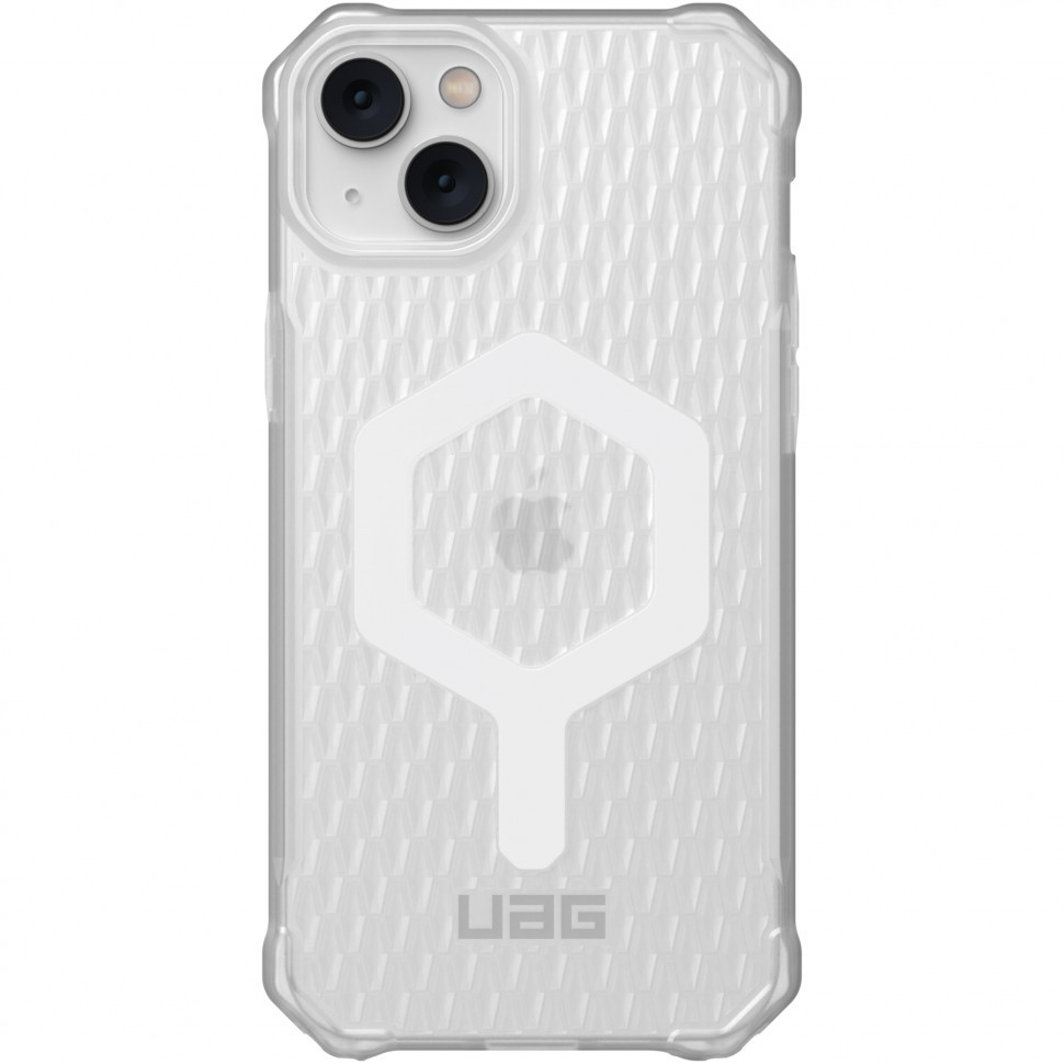 Чехол UAG Essential Armor for MagSafe Series для iPhone 14 Plus, Прозрачный (Frosted Ice), Essential Armor for MagSafe Series
Чехол UAG Essential Armor for MagSafe Series для iPhone 14 Plus, Прозрачный (Frosted Ice), Essential Armor for MagSafe Series