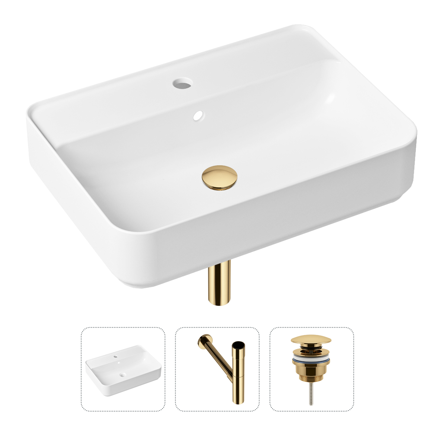 Комплект 3 в 1 Lavinia Boho Bathroom Sink 21520354: раковина 60 см, сифон, донный клапан, Золотистый, Комплект раковин Lavinia Boho 33311008 (универсальный д/к, с сифоном №3)
Комплект 3 в 1 Lavinia Boho Bathroom Sink 21520354: раковина 60 см, сифон, донный клапан, Золотистый, Комплект раковин Lavinia Boho 33311008 (универсальный д/к, с сифоном №3)