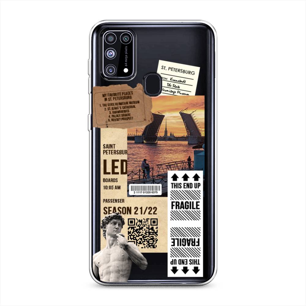 Чехол на Samsung Galaxy M31 "Санкт-Петербург коллаж", Коричневый;бежевый;белый, 2100750-6
Чехол на Samsung Galaxy M31 "Санкт-Петербург коллаж", Коричневый;бежевый;белый, 2100750-6