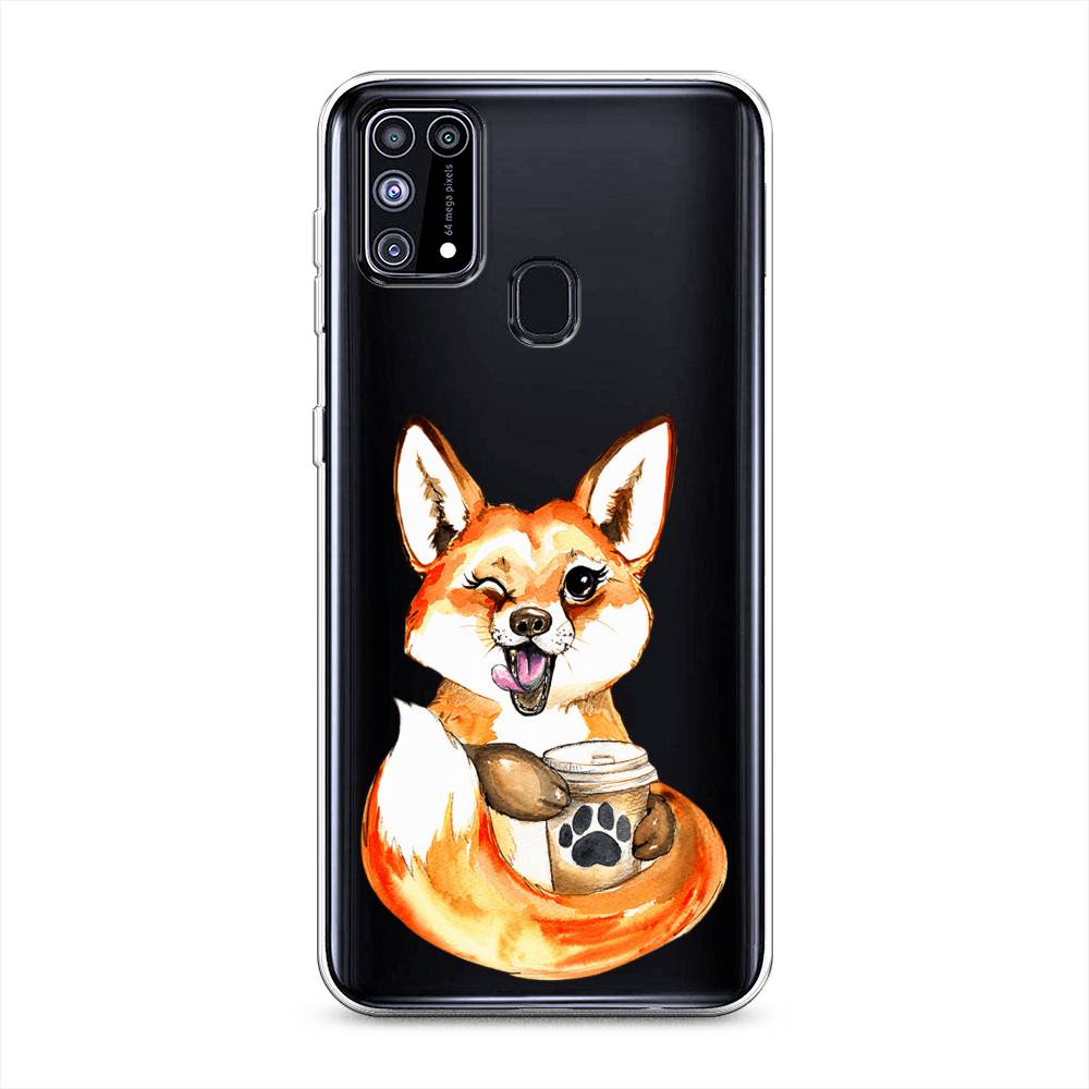Чехол на Samsung Galaxy M31 "Подмигивающая лиса с кофе", Оранжевый;белый;коричневый, 2100750-4
Чехол на Samsung Galaxy M31 "Подмигивающая лиса с кофе", Оранжевый;белый;коричневый, 2100750-4