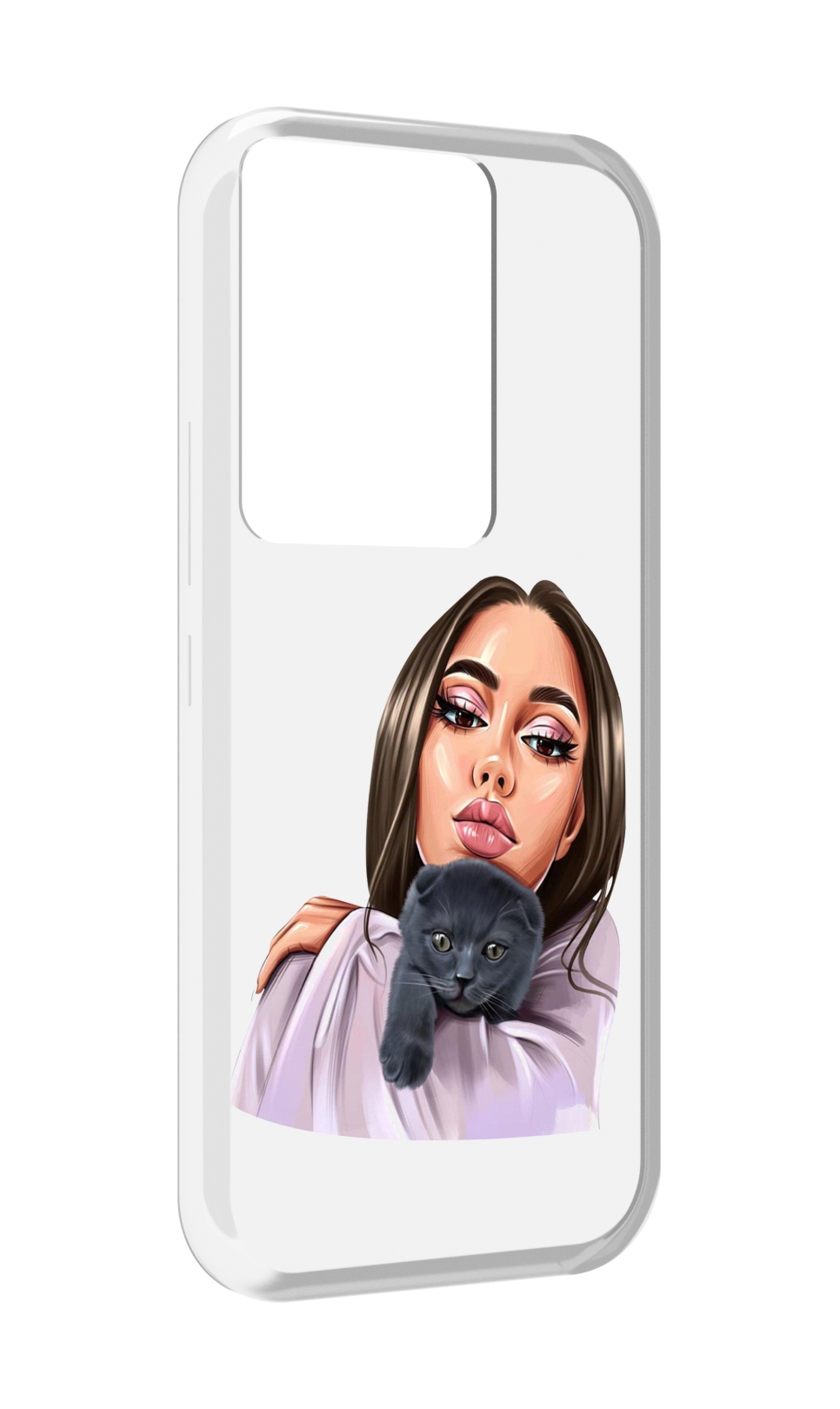 Чехол MyPads нарисованная-девушка-с-котом женский для Itel Vision 3 Plus / Itel P38 Pro, Прозрачный, Tocco
Чехол MyPads нарисованная-девушка-с-котом женский для Itel Vision 3 Plus / Itel P38 Pro, Прозрачный, Tocco