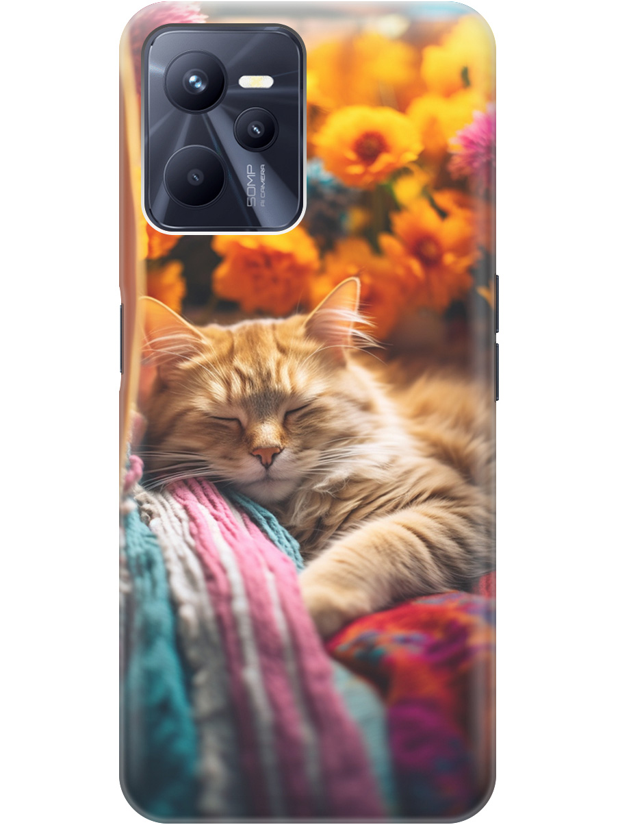 Силиконовый чехол на Realme C35 с принтом "Котик в цветах" прозрачный, Белый;желтый, 20000648
Силиконовый чехол на Realme C35 с принтом "Котик в цветах" прозрачный, Белый;желтый, 20000648