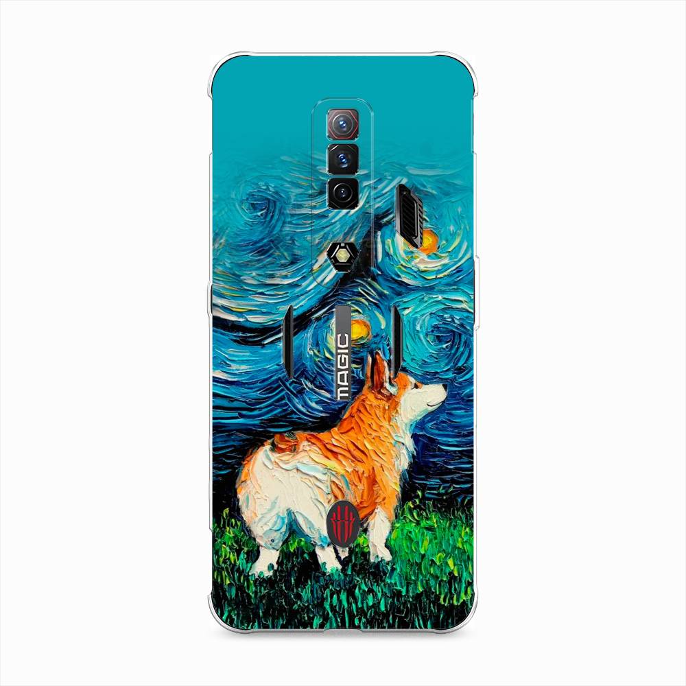 Чехол на ZTE Nubia Red Magic 7S "Корги звёздная ночь", Коричневый;белый;зеленый, 136350-1
Чехол на ZTE Nubia Red Magic 7S "Корги звёздная ночь", Коричневый;белый;зеленый, 136350-1