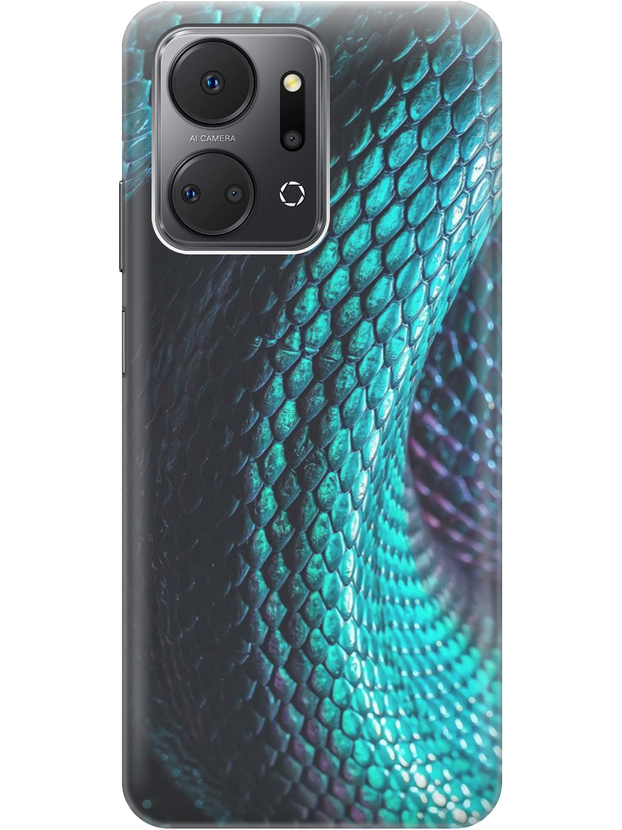 Силиконовый чехол на Honor X7a с принтом "Переливающаяся змея" прозрачный, Зеленый;синий, 20000896
Силиконовый чехол на Honor X7a с принтом "Переливающаяся змея" прозрачный, Зеленый;синий, 20000896