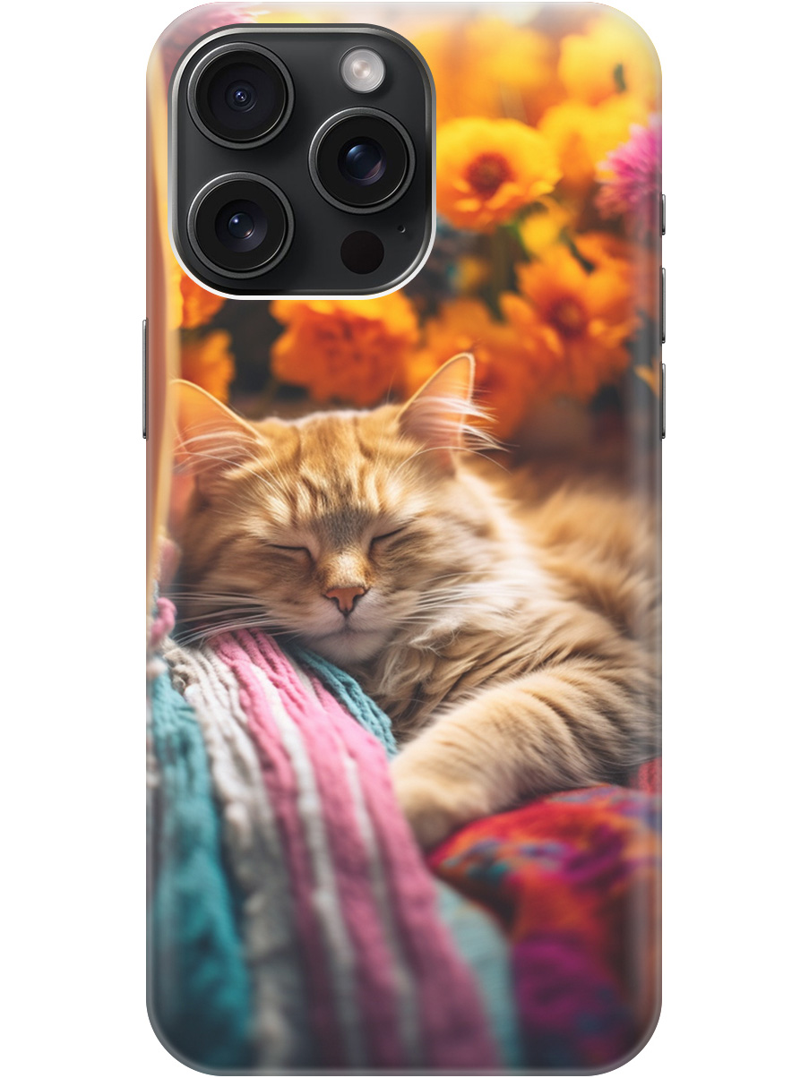 Силиконовый чехол на Apple iPhone 15 Pro Max с принтом "Котик в цветах" прозрачный, Белый;желтый, 20000013
Силиконовый чехол на Apple iPhone 15 Pro Max с принтом "Котик в цветах" прозрачный, Белый;желтый, 20000013