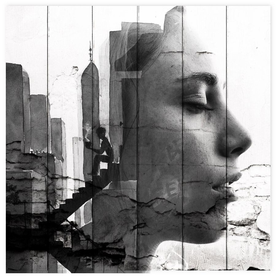 Картина на дереве Двойная экспозиция 1 40х40 см Дом Корлеоне, Двойная экспозиция 1
Картина на дереве Двойная экспозиция 1 40х40 см Дом Корлеоне, Двойная экспозиция 1