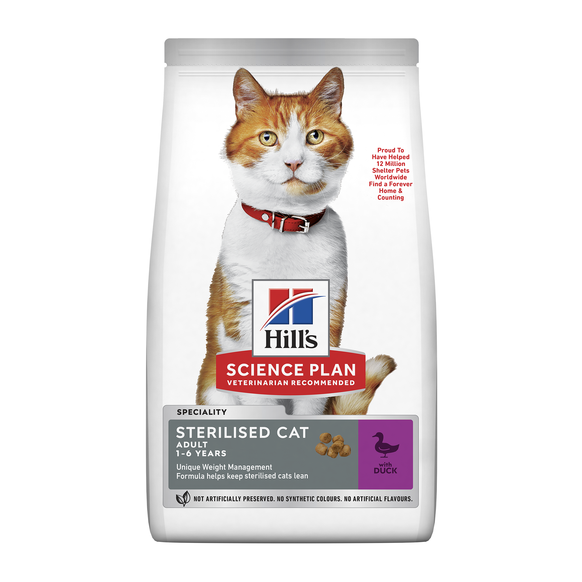 Сухой корм для кошек Hill's Science Plan Sterilised Adult, утка, 10 кг, YOUNG ADULT STERILISED
Сухой корм для кошек Hill's Science Plan Sterilised Adult, утка, 10 кг, YOUNG ADULT STERILISED