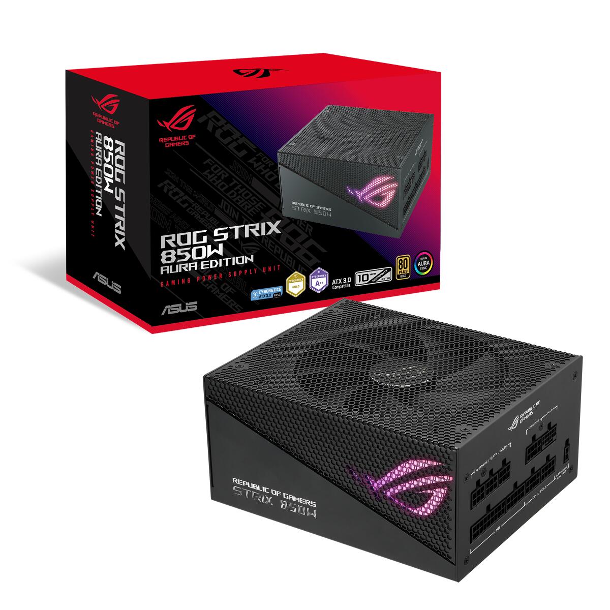 Блок питания ASUS ROG-STRIX-850G-AURA-GAMING 850W (90YE00P2-B0NA00), Черный, ROG-STRIX-850G-AURA-GAMING
Блок питания ASUS ROG-STRIX-850G-AURA-GAMING 850W (90YE00P2-B0NA00), Черный, ROG-STRIX-850G-AURA-GAMING