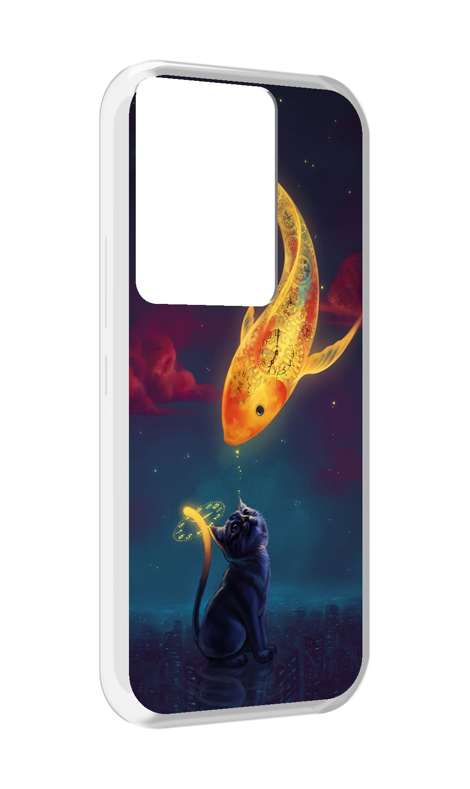 Чехол MyPads золотая-рыбка-часовая для Itel Vision 3 Plus / Itel P38 Pro, Прозрачный, Tocco
Чехол MyPads золотая-рыбка-часовая для Itel Vision 3 Plus / Itel P38 Pro, Прозрачный, Tocco