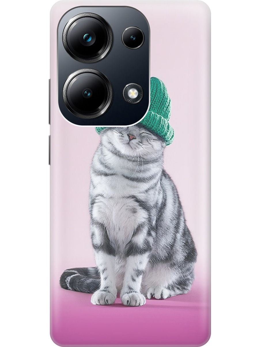 Чехол на Xiaomi Redmi Note 13 Pro 4G / Poco M6 Pro 4G "Кот в зеленой шапке", Розовый;серый, 20012096
Чехол на Xiaomi Redmi Note 13 Pro 4G / Poco M6 Pro 4G "Кот в зеленой шапке", Розовый;серый, 20012096