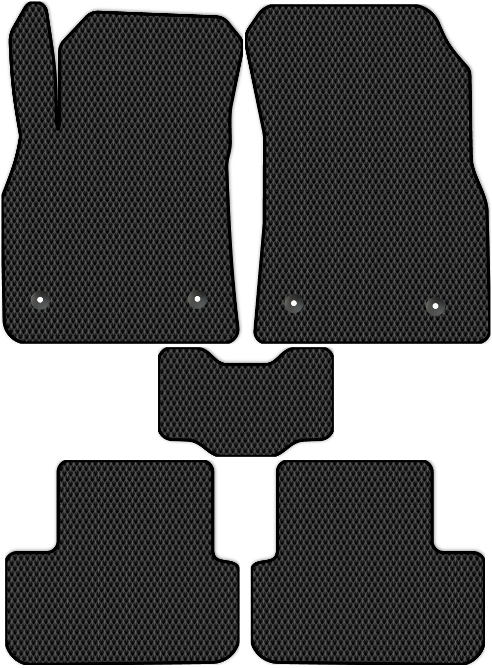 Коврики ЭВА в салон для Daewoo Lacetti 2 (J300) 2008 - 2011, 5 шт. черный, 1911-S5YLT-H
Коврики ЭВА в салон для Daewoo Lacetti 2 (J300) 2008 - 2011, 5 шт. черный, 1911-S5YLT-H