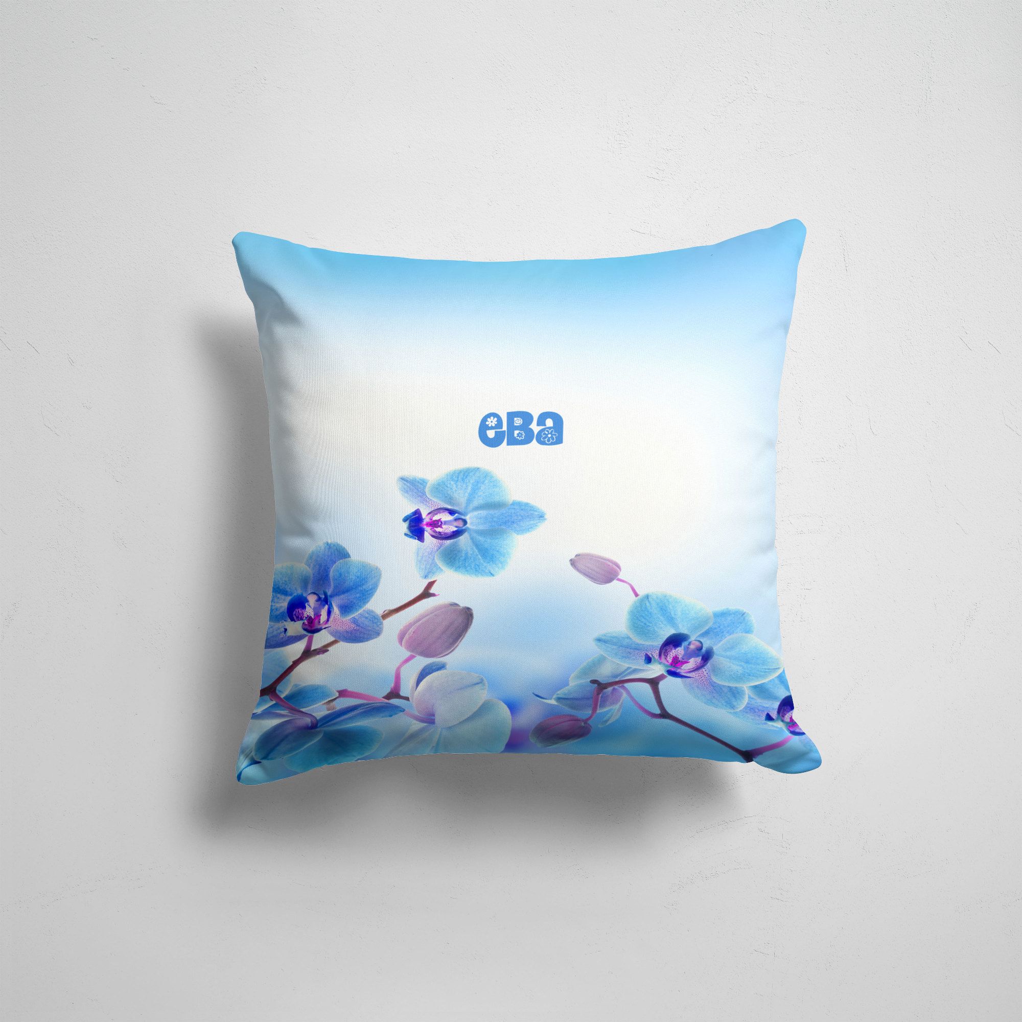 Подушка декоративная 45х45см Имена Ева, Разноцветный