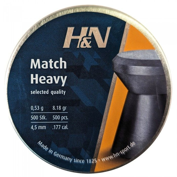 Пульки HN Finale match Heavy винтовочные 4,49 мм (500 шт), Серый, Finale match Heavy
Пульки HN Finale match Heavy винтовочные 4,49 мм (500 шт), Серый, Finale match Heavy