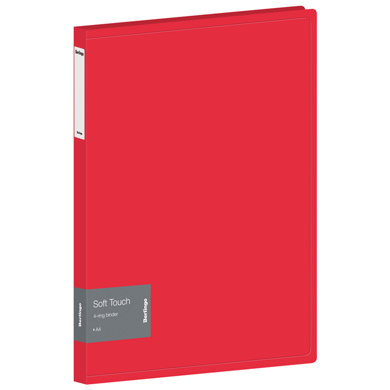 Папка на 4-х кольцах Berlingo Soft Touch (А4 корешок 24мм 700мкм) красная (RB4_4D982) 24шт, Красный
Папка на 4-х кольцах Berlingo Soft Touch (А4 корешок 24мм 700мкм) красная (RB4_4D982) 24шт, Красный