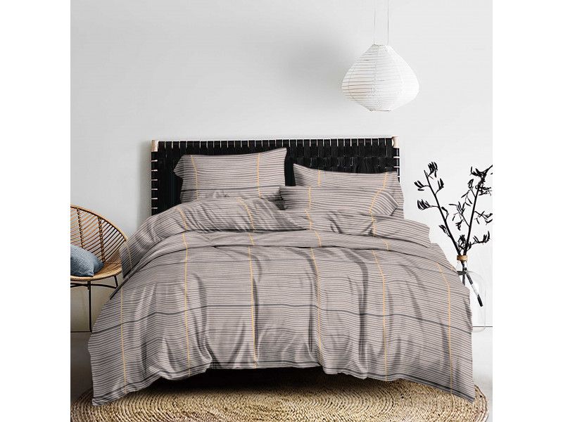 фото Комплект постельного белья pastel блюз 2 - спальный с евро простыней elina star