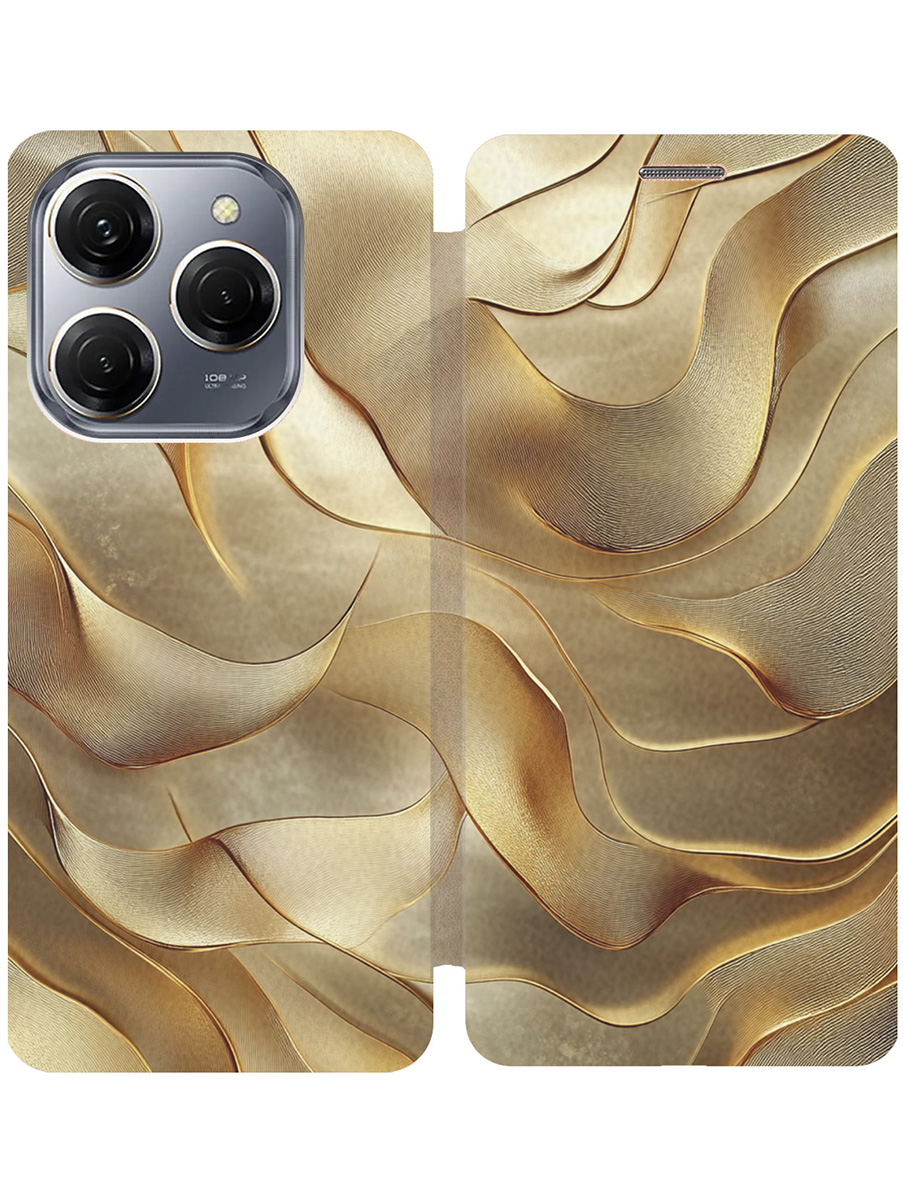 Чехол-книжка на Tecno Spark 20 Pro с принтом "Золотистые волны" золотой, Бежевый;золотистый, 779829031
Чехол-книжка на Tecno Spark 20 Pro с принтом "Золотистые волны" золотой, Бежевый;золотистый, 779829031