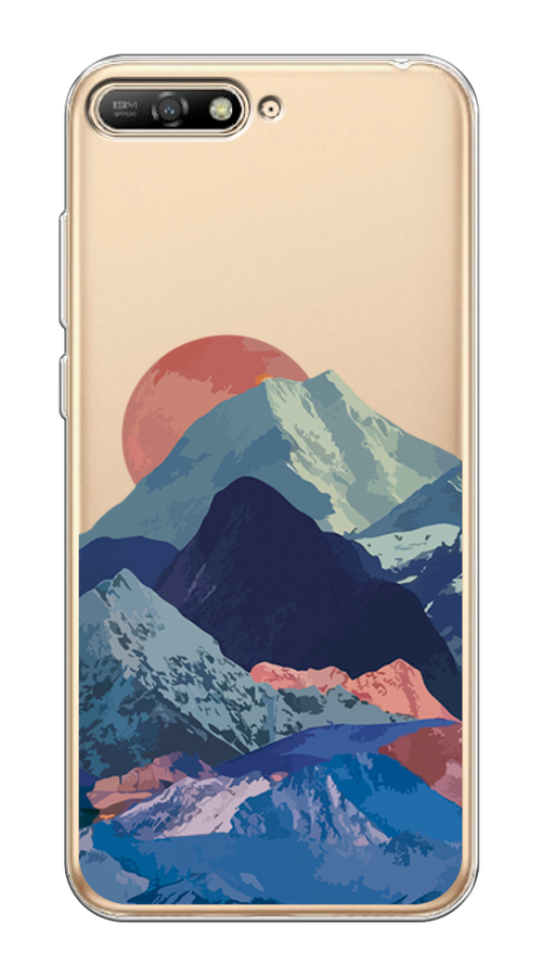 Чехол на Huawei Y6 2018 "Закат в снежных горах", Красный;серый;голубой, 67850-2
Чехол на Huawei Y6 2018 "Закат в снежных горах", Красный;серый;голубой, 67850-2