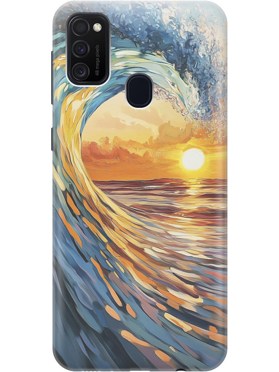 Силиконовый чехол на Samsung Galaxy M21/M30s с принтом "Волна и закат", Прозрачный;желтый;синий, 723067641
Силиконовый чехол на Samsung Galaxy M21/M30s с принтом "Волна и закат", Прозрачный;желтый;синий, 723067641