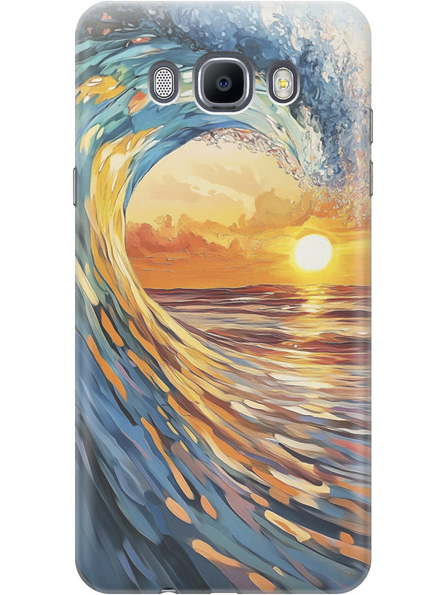 Силиконовый чехол на Samsung Galaxy J7 (2016) с принтом "Волна и закат", Прозрачный;желтый;синий, 76988441
Силиконовый чехол на Samsung Galaxy J7 (2016) с принтом "Волна и закат", Прозрачный;желтый;синий, 76988441