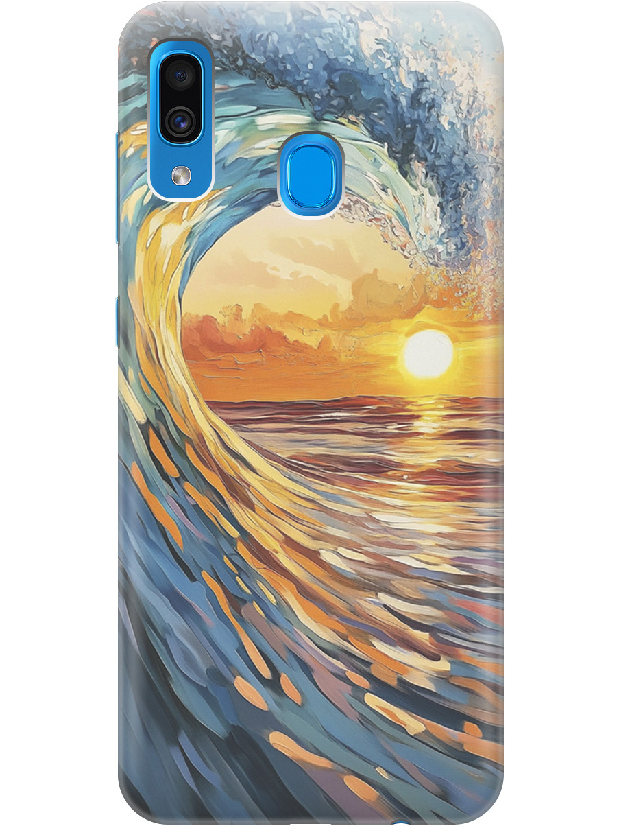 Силиконовый чехол на Samsung Galaxy A20/A30 с принтом "Волна и закат", Прозрачный;желтый;синий, 720772141
Силиконовый чехол на Samsung Galaxy A20/A30 с принтом "Волна и закат", Прозрачный;желтый;синий, 720772141