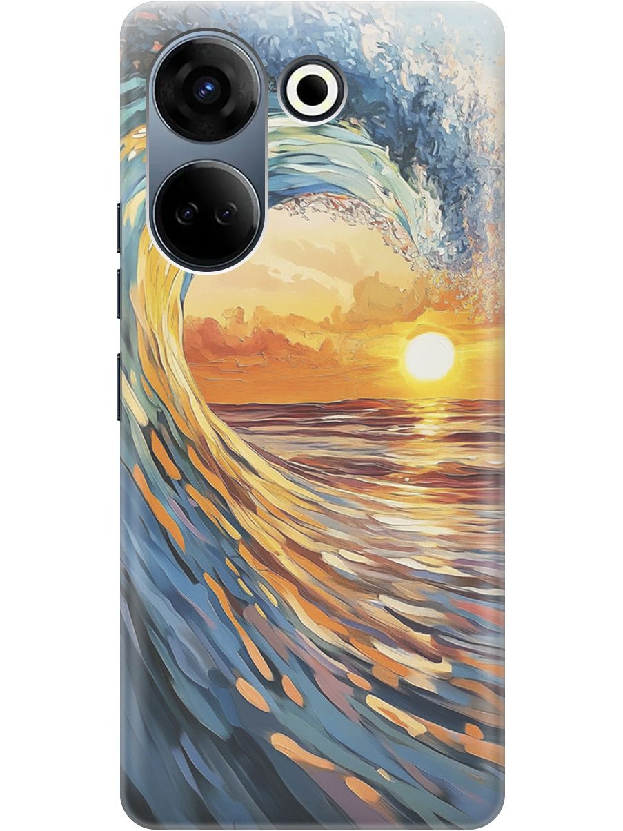 Силиконовый чехол на Tecno Camon 20/20 Pro с принтом "Волна и закат", Прозрачный;желтый;синий, 772566041
Силиконовый чехол на Tecno Camon 20/20 Pro с принтом "Волна и закат", Прозрачный;желтый;синий, 772566041