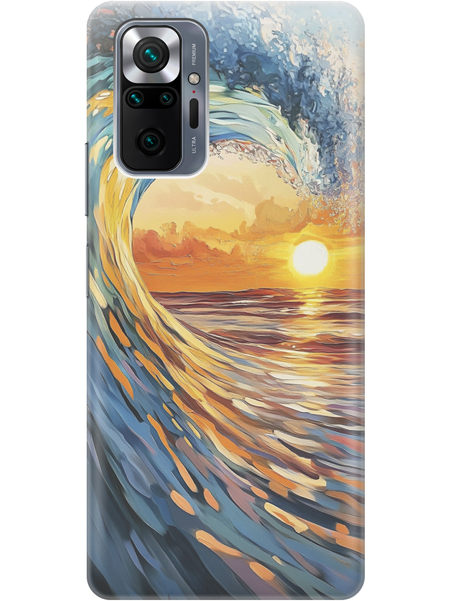 Силиконовый чехол на Xiaomi Redmi Note 10 Pro с принтом "Волна и закат", Прозрачный;желтый;синий, 725168141
Силиконовый чехол на Xiaomi Redmi Note 10 Pro с принтом "Волна и закат", Прозрачный;желтый;синий, 725168141