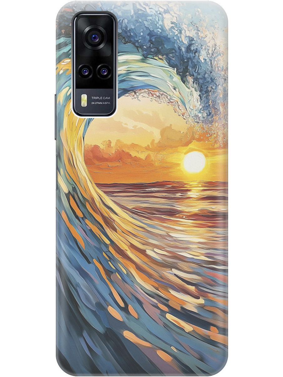 Силиконовый чехол на Vivo Y31/Y53s 4G/Y51 2020 с принтом "Волна и закат", Прозрачный;желтый;синий, 743438341
Силиконовый чехол на Vivo Y31/Y53s 4G/Y51 2020 с принтом "Волна и закат", Прозрачный;желтый;синий, 743438341