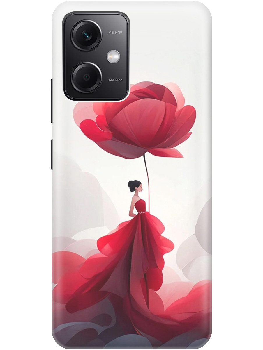 Силиконовый чехол на Xiaomi Redmi Note 12 с рисунком "Цветочная девушка в красном", Белый;красный, 20000116
Силиконовый чехол на Xiaomi Redmi Note 12 с рисунком "Цветочная девушка в красном", Белый;красный, 20000116