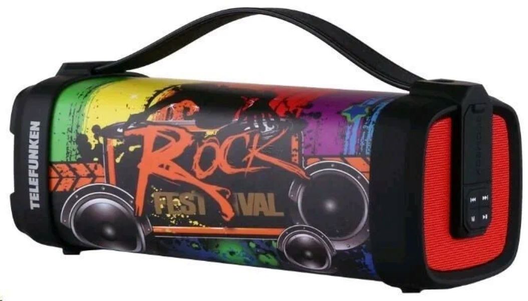 Портативная колонка Telefunken TF-PS1241B Rock Rock (TF-PS1241B Rock), Разноцветный, TF-PS1241B Rock
Портативная колонка Telefunken TF-PS1241B Rock Rock (TF-PS1241B Rock), Разноцветный, TF-PS1241B Rock