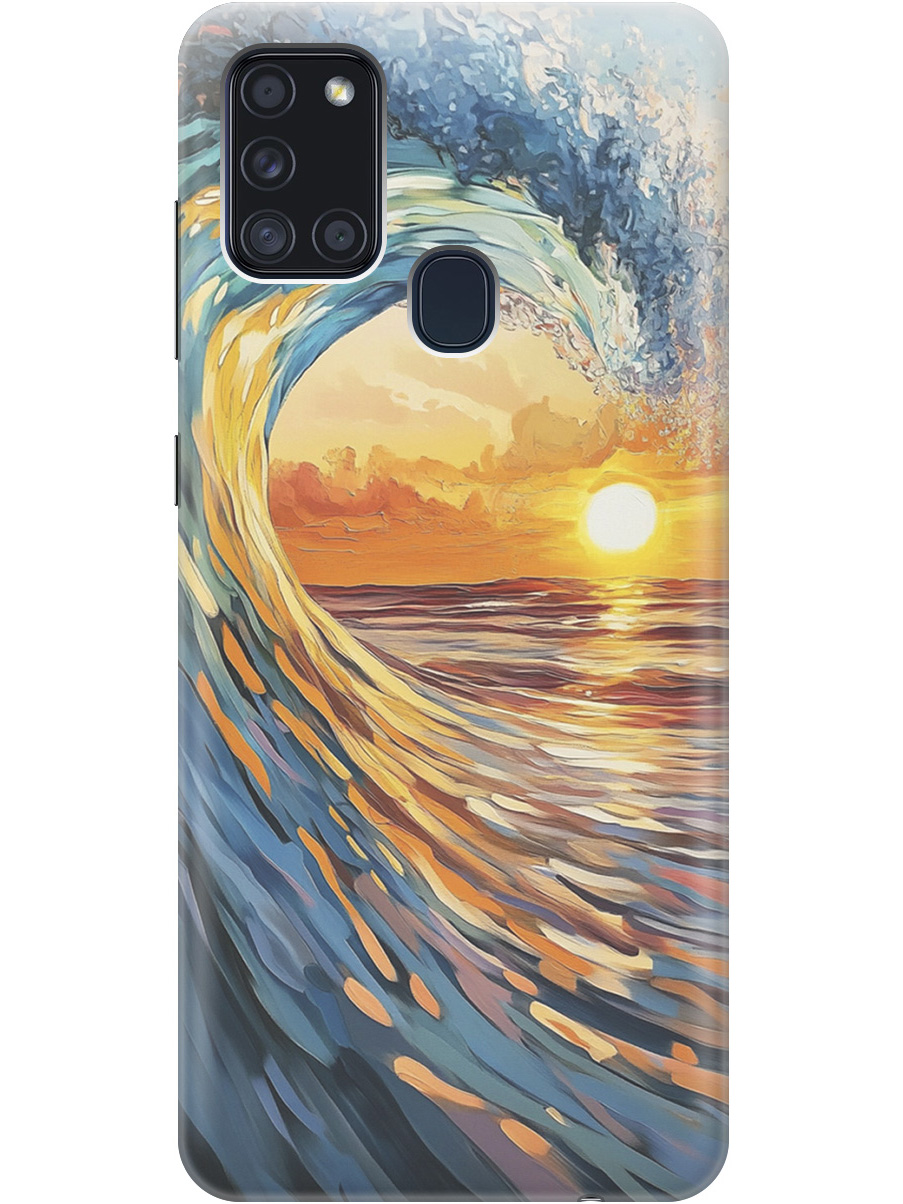 Силиконовый чехол на Samsung Galaxy A21s с принтом "Волна и закат", Прозрачный;желтый;синий, 723009341
Силиконовый чехол на Samsung Galaxy A21s с принтом "Волна и закат", Прозрачный;желтый;синий, 723009341