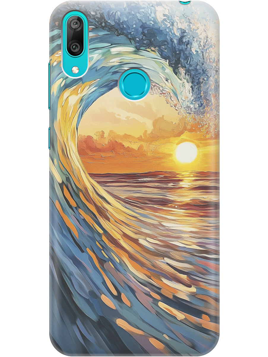 Силиконовый чехол на Huawei Y7 (2019) с принтом "Волна и закат", Прозрачный;желтый;синий, 720668241
Силиконовый чехол на Huawei Y7 (2019) с принтом "Волна и закат", Прозрачный;желтый;синий, 720668241