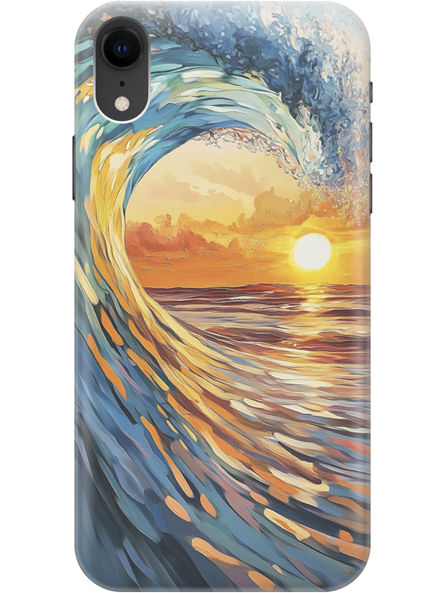 Силиконовый чехол на Apple iPhone XR с принтом "Волна и закат", Прозрачный;желтый;синий, 719086341
Силиконовый чехол на Apple iPhone XR с принтом "Волна и закат", Прозрачный;желтый;синий, 719086341