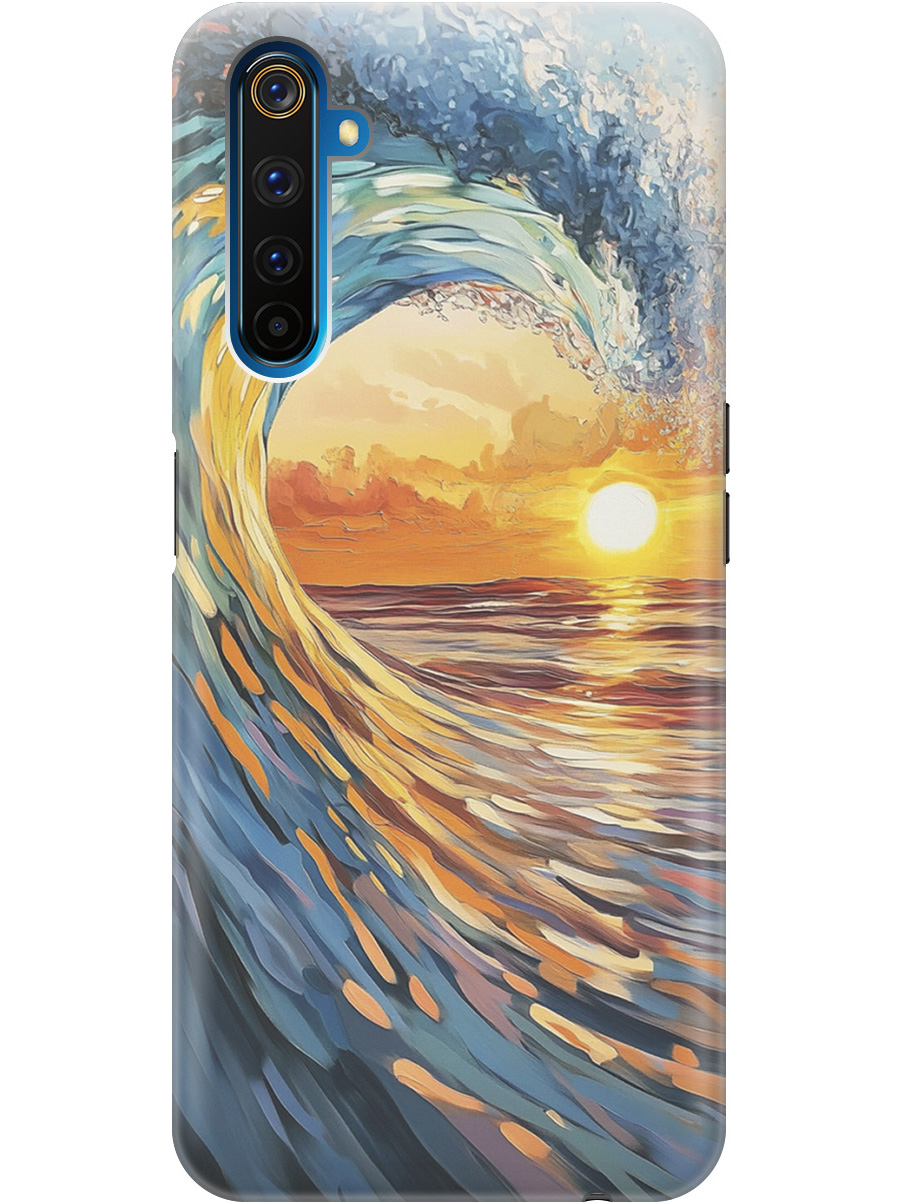 Силиконовый чехол на Realme 6 Pro с принтом "Волна и закат", Прозрачный;желтый;синий, 726149541
Силиконовый чехол на Realme 6 Pro с принтом "Волна и закат", Прозрачный;желтый;синий, 726149541